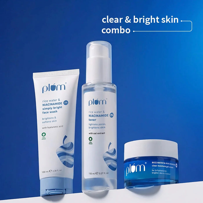 Niacinamide & Rice Water Brightening CTM Combo