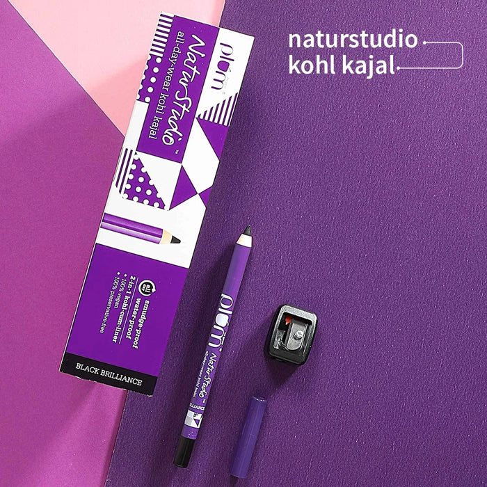 NaturStudio All-Day-Wear Kohl Kajal with FREE SHARPENER