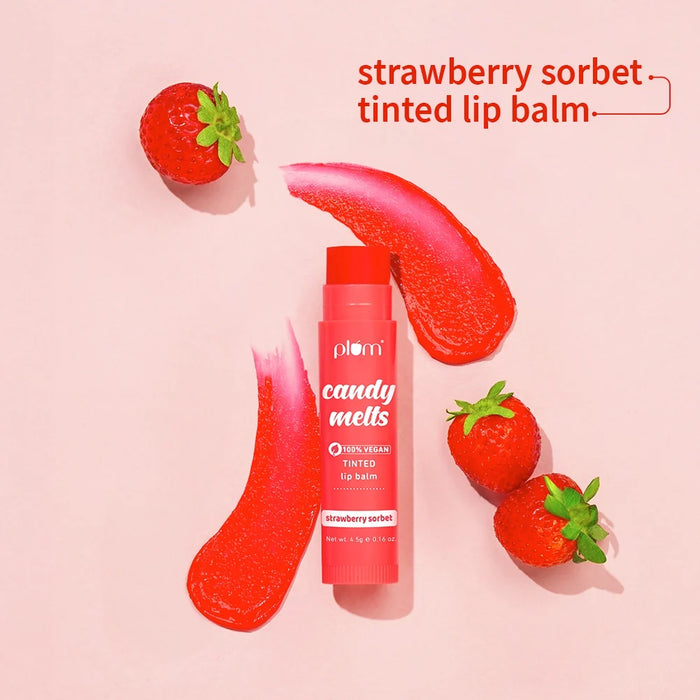 Candy Melts Strawberry Sorbet Tinted Lip Balm