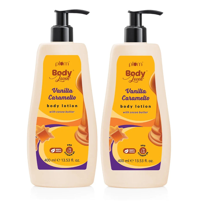 Vanilla Caramello Body Lotion by BodyLovin' (400 ml) - Pack of 2