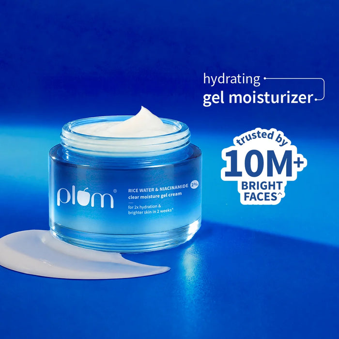 2% Niacinamide & Rice Water Brightening Gel Moisturizer For Clear & Bright Skin