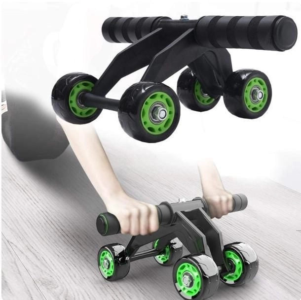 4 Wheel AB Wheel Roller for home workouts