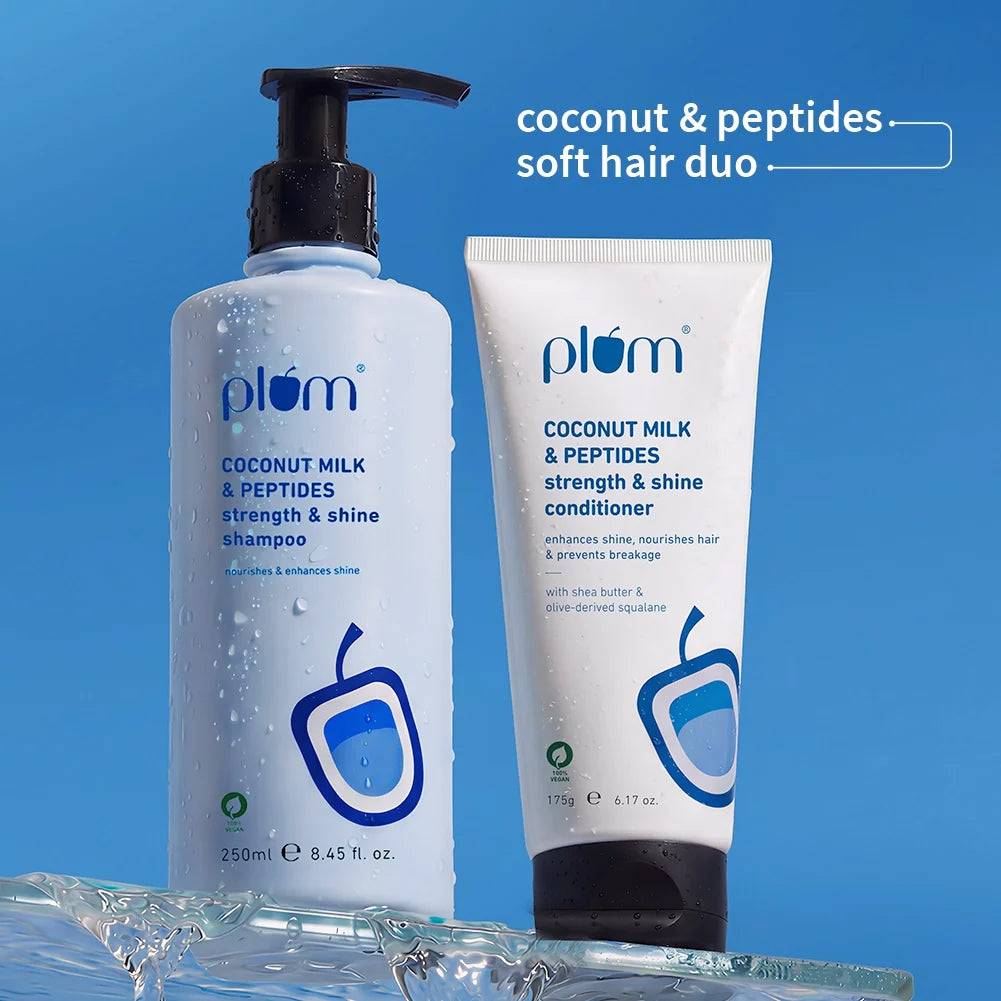 Coconut & Peptides Soft Hair Duo| Shampoo, Conditioner