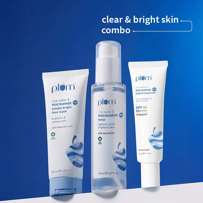 Niacinamide & Rice Water Simply Bright Combo