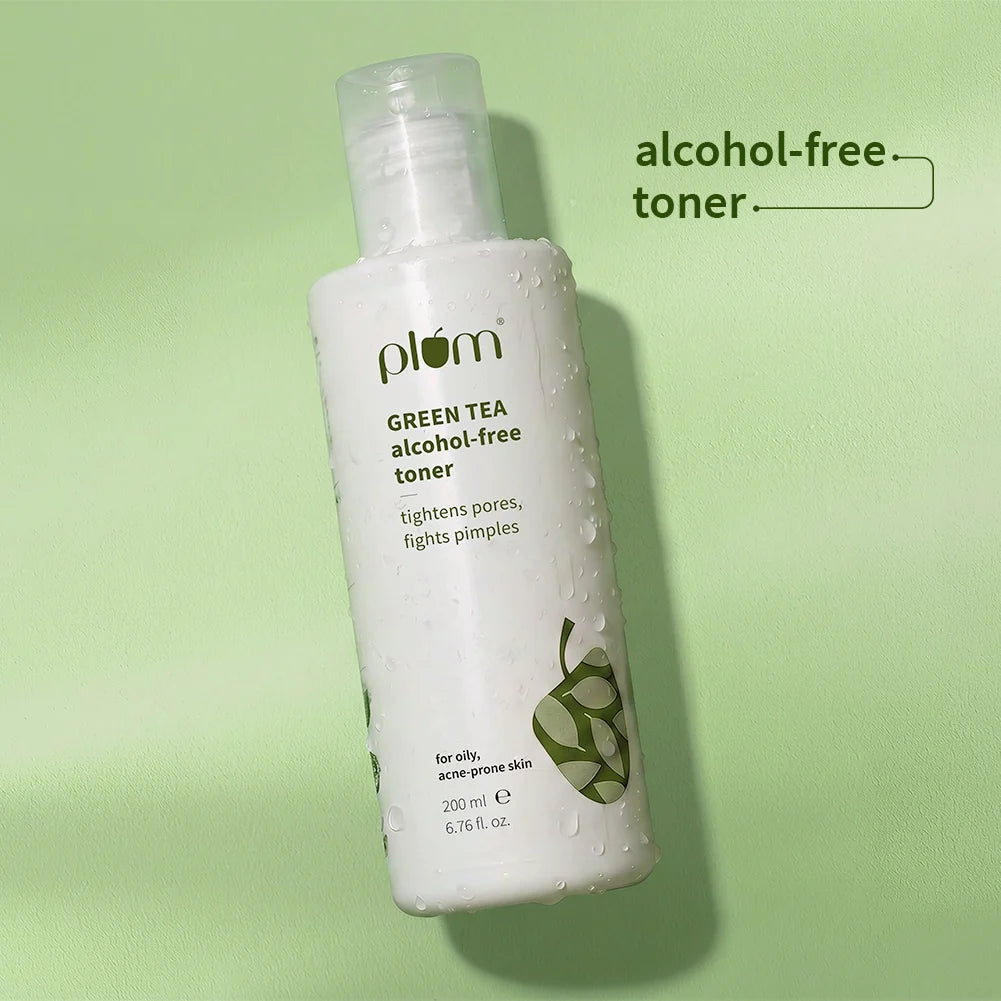 Green Tea Alcohol-Free Pore Tightening Face Toner For Oily & Acne-Prone Skin