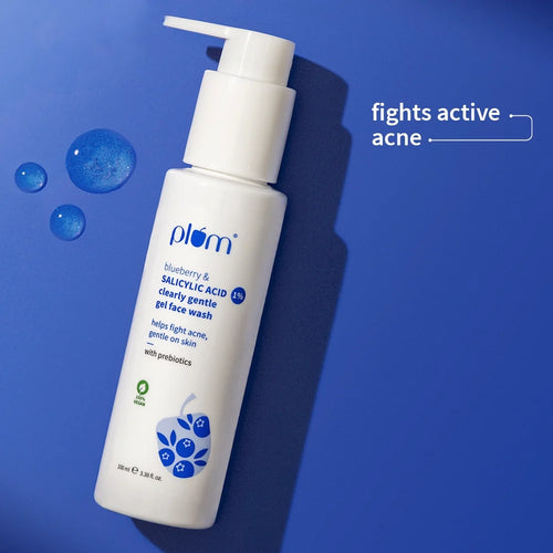 1% Salicylic Acid Clearly Gentle Gel Face Wash For Acne-Prone Skin