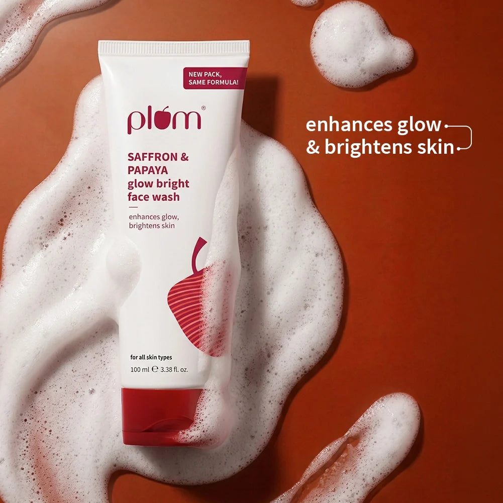 Saffron & Papaya Glow Bright Face Wash