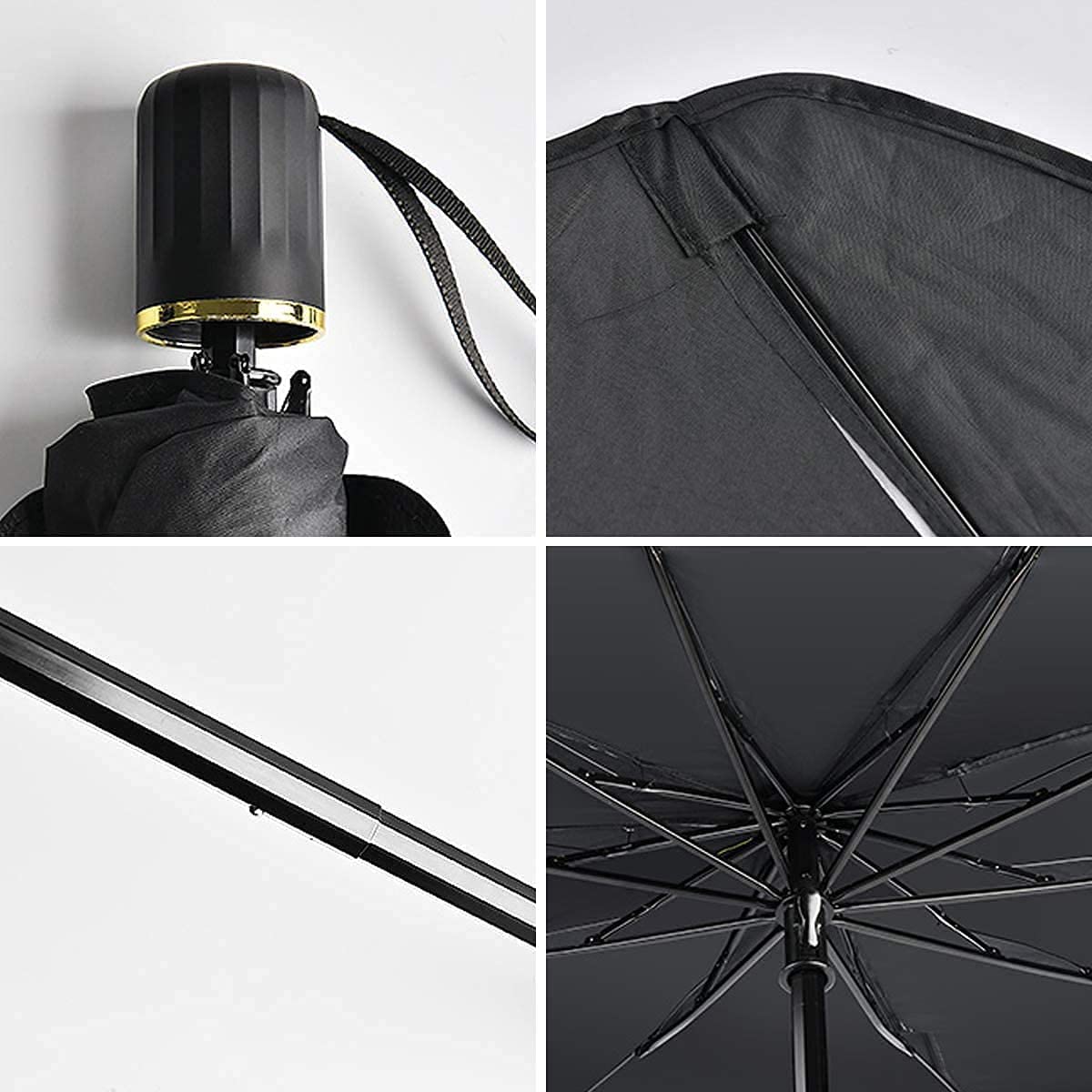 Car Sun Shade folded view