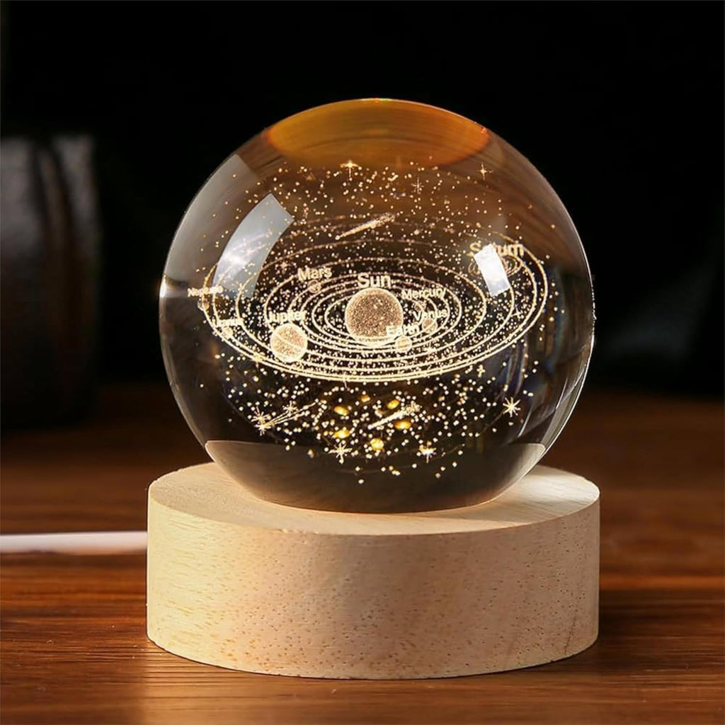 Crystal Planet Night Light detail